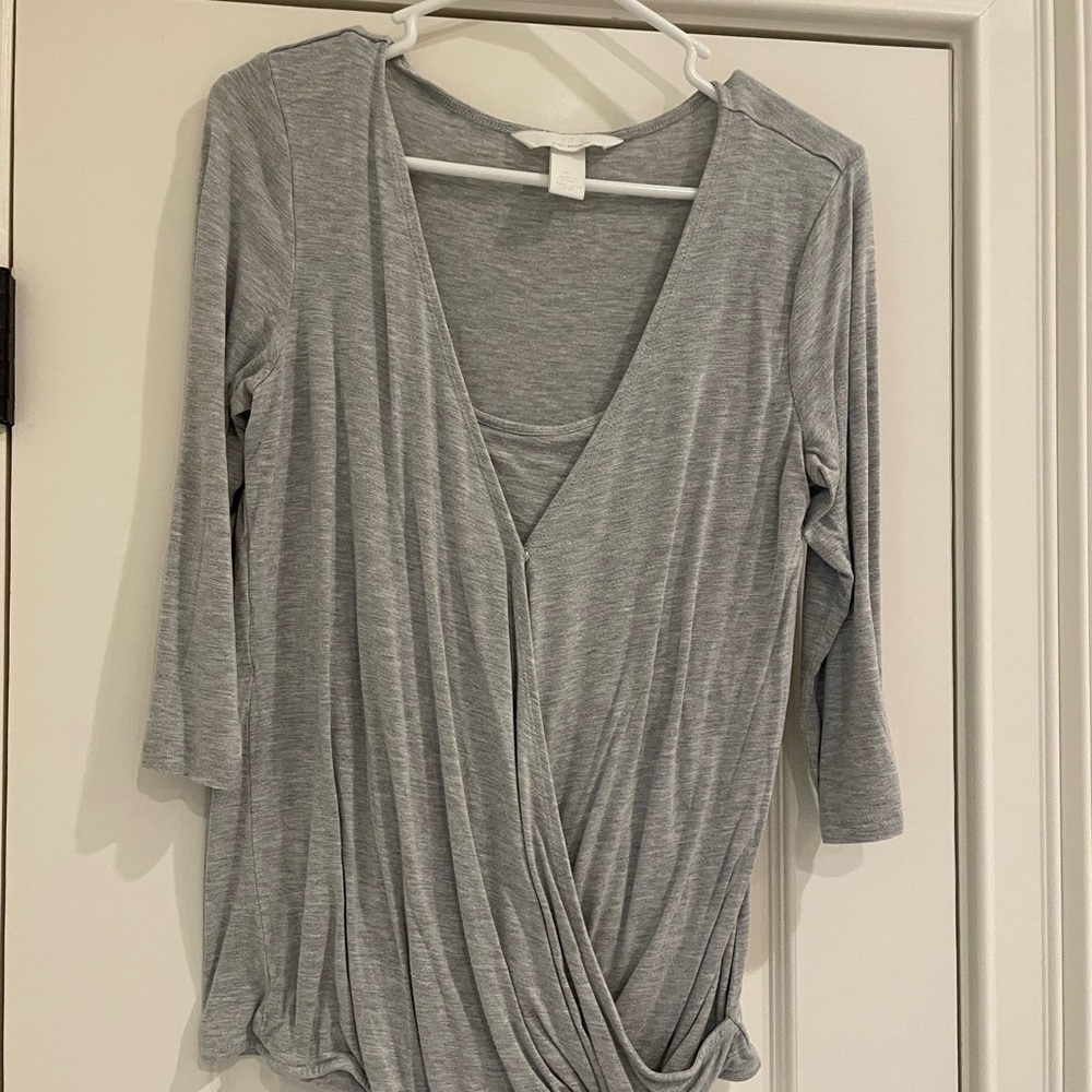 Maternity Nursing Wrap Top